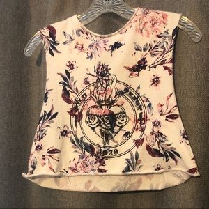 Flower trendy tank
